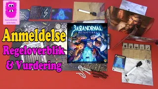 Paranormal Detectives, Spilanmeldelse: Regeloverblik & Vurdering (In Danish, #boardgame #anmeldelse)