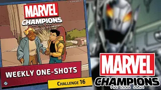 Marvel Champions Week 16 One-Shot Challenge Mode - Wasp vs Ultron Live Replay!