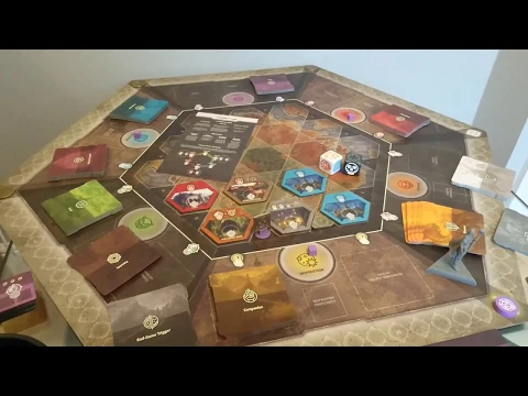 Vindication Board Game - Orange Nebula - A Sideways Glance