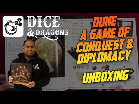 Dice and Dragons - Dune A Game of Conquest and Diplomacy Unboxing