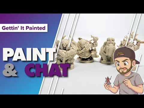 Endless Winter Paleoamericans Miniature Speed Painting Live Stream and Chat | Painting for Charity