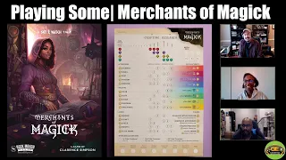 Playing Some | Merchants of Magick (Tabletopia) with the designer - Clarence Simpson