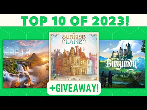Top Ten 'New to Us' Games of 2023! (GIVEAWAY)