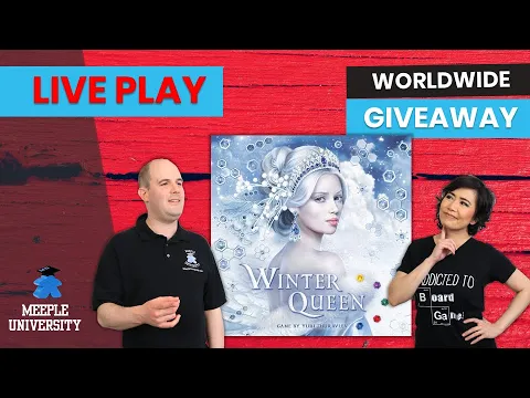 Winter Queen - LIVE Playthrough Board Game & Worldwide Giveaway