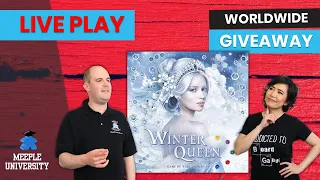 Winter Queen - LIVE Playthrough Board Game & Worldwide Giveaway