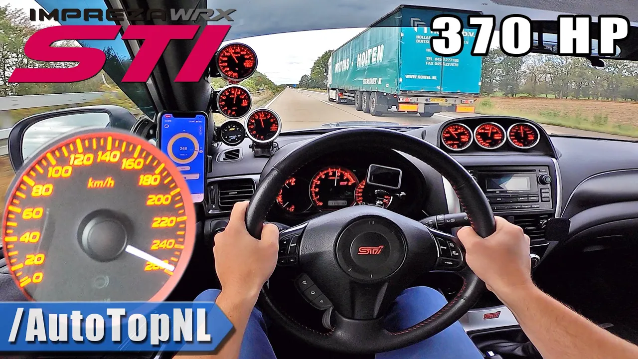 SUBARU WRX STI *STRAIGHT PIPED* on AUTOBAHN by AutoTopNL