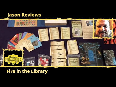 Jason's Board Game Diagnostics of Fire In The Library