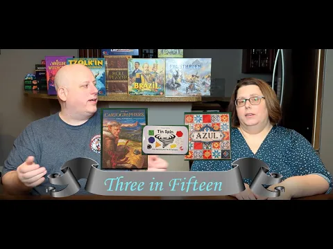 3 in 15!!! Cartographers, Tin Spin, and Azul