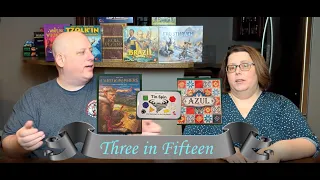 3 in 15!!! Cartographers, Tin Spin, and Azul