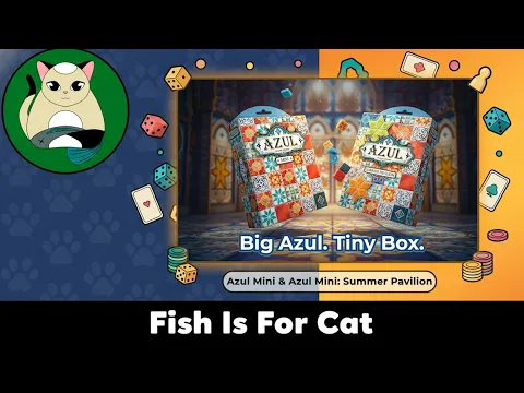 Azul Mini & Azul Mini: Summer Pavilion Unboxing | Perfect Travel Board Games