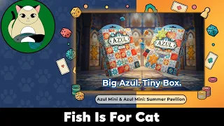 Azul Mini & Azul Mini: Summer Pavilion Unboxing | Perfect Travel Board Games