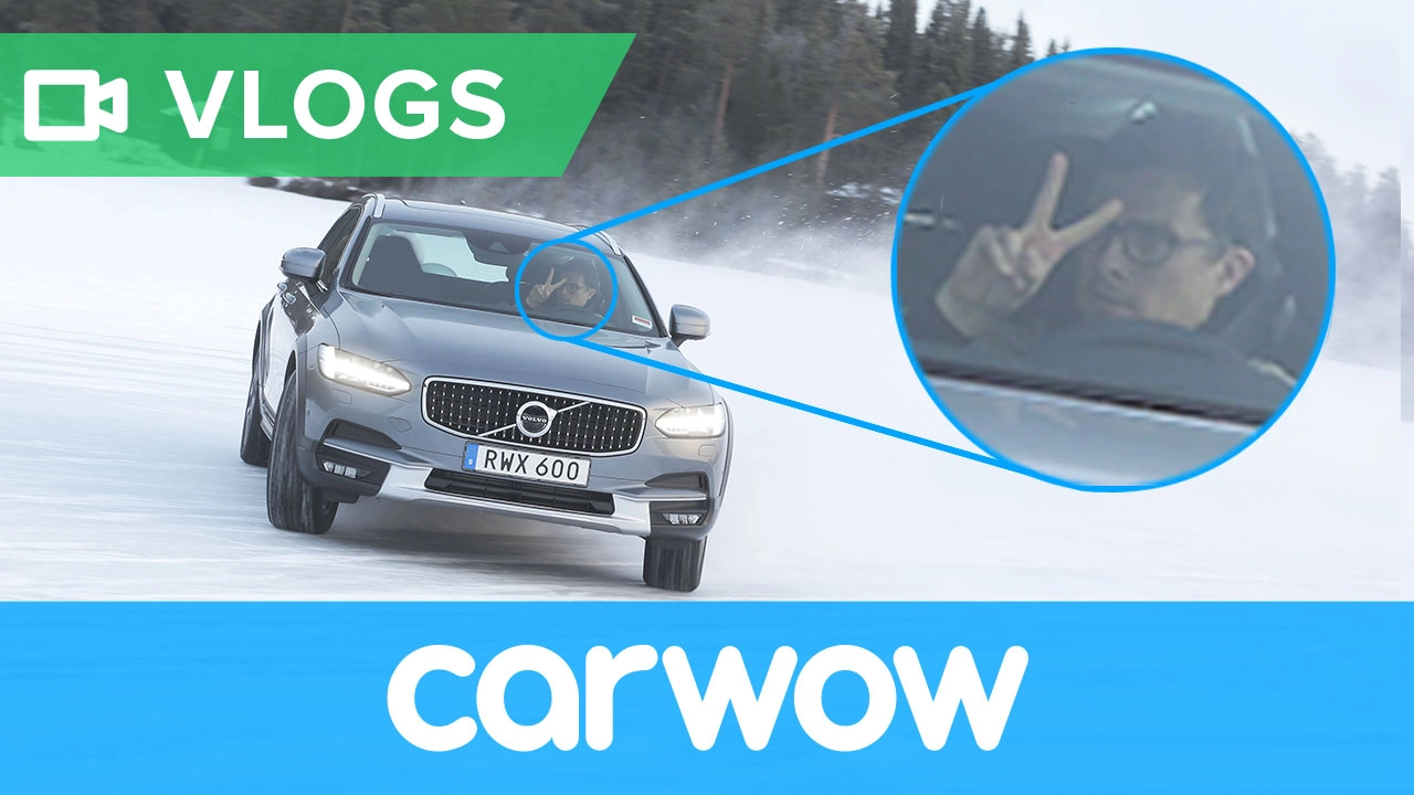 Volvo V90 Cross Country review - sliding about on ice | Mat Vlogs