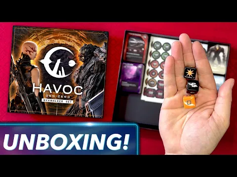 Havoc: Gen ZERO Board Game Unboxing