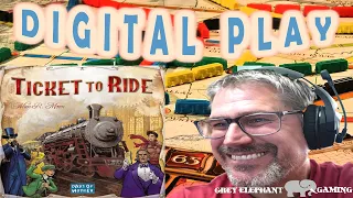 Ticket To Ride (Digital Play Thru) USA Map