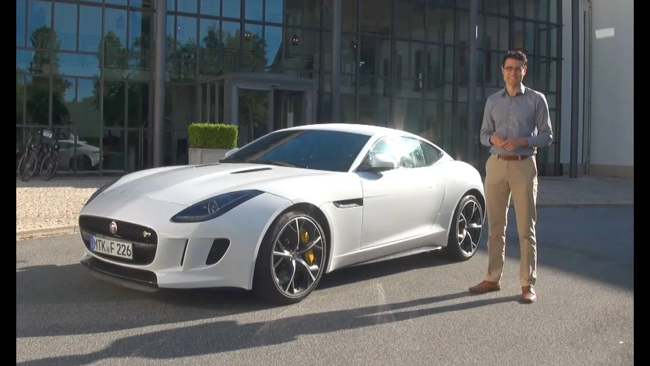 2015 Jaguar F-TYPE R Coupé test drive review with racetrack and road driving - Autogefühl