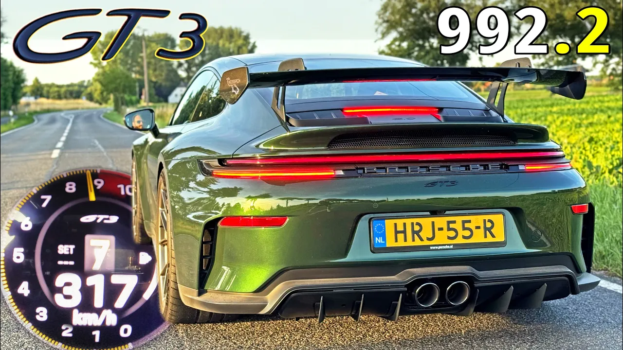 2026 PORSCHE 992.2 GT3 // 0-300KMH LAUNCH CONTROL TOP SPEED & SOUND