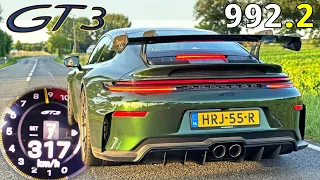 2026 PORSCHE 992.2 GT3 // 0-300KMH LAUNCH CONTROL TOP SPEED & SOUND