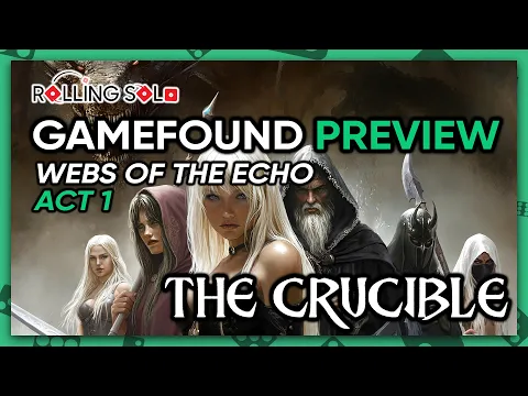 Blood & Skulls: The Crucible | GameFound Preview | Solo Playthrough | Webs Of The Echo