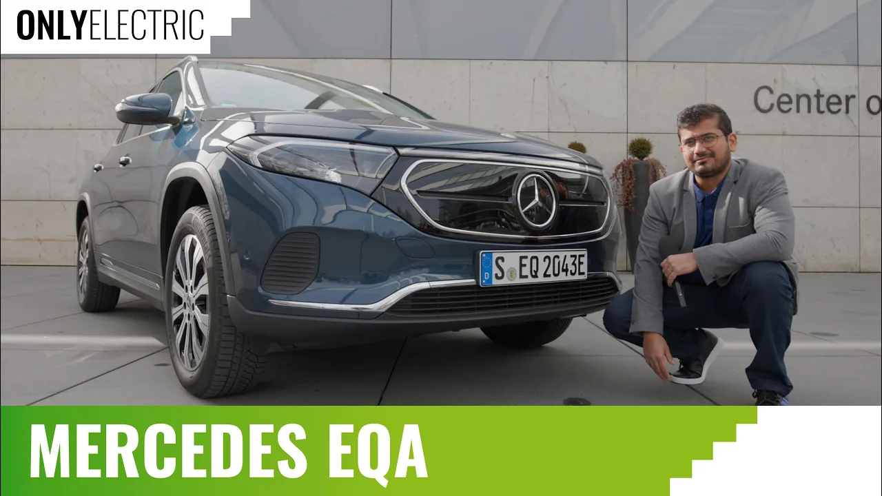 Driving the Mercedes EQA (electrified Mercedes GLA)