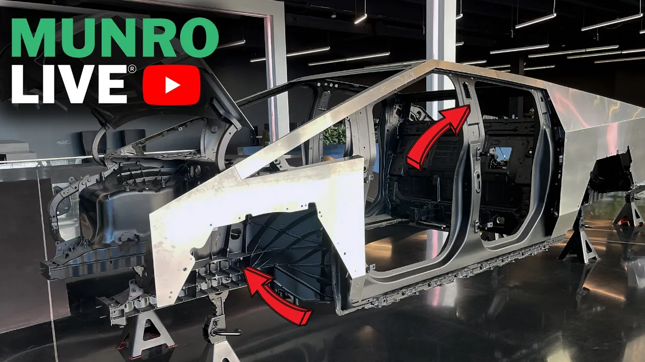 Tesla's Head of Vehicle Engineering discuss the Cybertrucks castings and exoskeleton.
