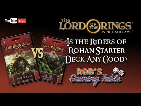 Lord of the Rings Card Game Rider of Rohan Starter Deck Gameplay