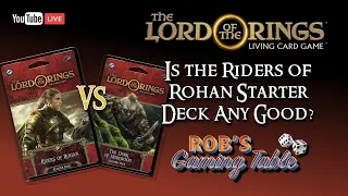 Lord of the Rings Card Game Rider of Rohan Starter Deck Gameplay