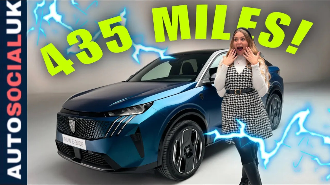 2024 Peugeot e-3008 - Longest range electric family car! UK 4K