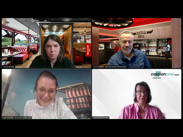 Webinaire Comment Buffalo Grill accompagne les entrepreneurs vers une franchise rentable ? pour la franchise BUFFALO GRILL