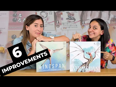 Six Ways Wyrmspan Improves Upon Wingspan (for our tastes!)