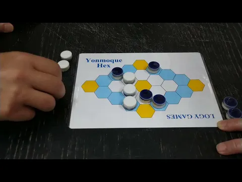 Yonmoque Hex playing video ヘックスボードでヨンモク