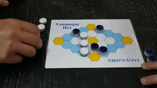 Yonmoque Hex playing video ヘックスボードでヨンモク
