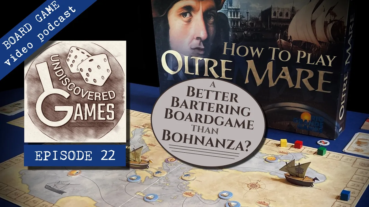 How To Play OLTRE MARE (Full Tutorial & Review) EP22: A Better Bartering Board Game than Bohnanza?