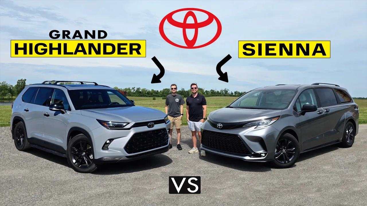 TOYOTA FAMILY FAVS! -- 2026 Toyota Grand Highlander vs. 2026 Toyota Sienna: Comparison