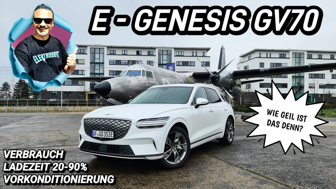 Elektroauto Genesis GV70 Ladetest 20-90% mit Vorkonditionierung & Review! #elektroauto #electriccar