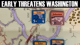 Early Threatens Washington Gameplay Overview | American Civil War Board Game | Wargame
