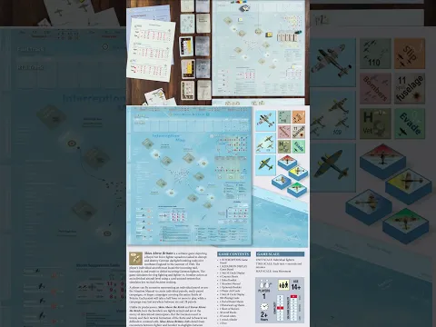 Skies Above Britain | Quick Board Game Review #boardgames #wargames