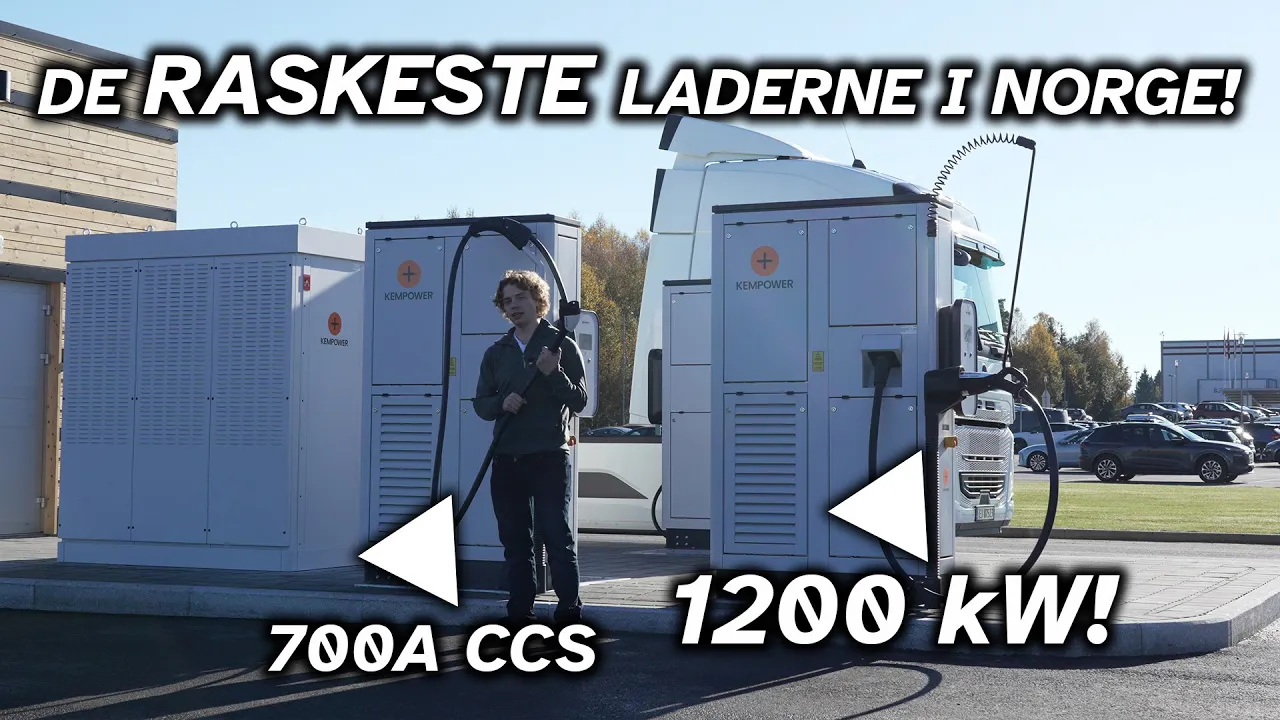 Første MEGAWATTLADER i Norge - men også noe annet kult!