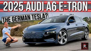 The 2025 Audi A6 e-tron Is A German Tesla Sportback With Impressive Range & Technology