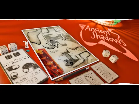 Ancient Shadows - Print & Play with dice and device. Solo game, Roll and Write and Click, PnP