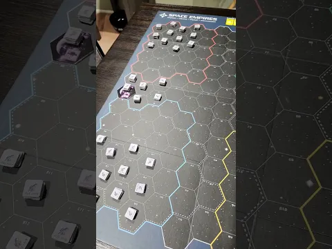 Space Empires 4X Solo scenario at setup. Alien invasion force! #spaceempires4x #gmtgames