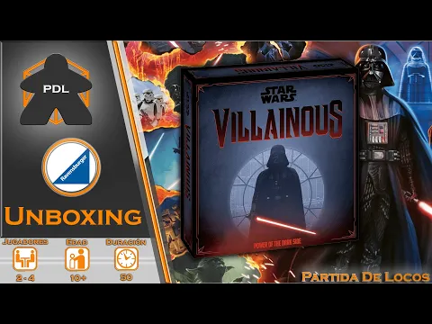 Se del lado ocuro en Star Wars Villianous Power of the Dark Side | Unboxing | Ravensburguer | PDL |