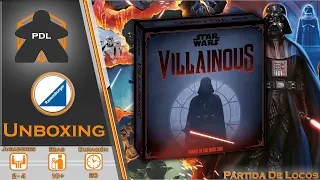 Se del lado ocuro en Star Wars Villianous Power of the Dark Side | Unboxing | Ravensburguer | PDL |