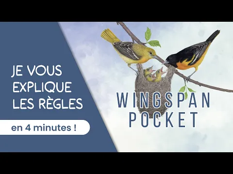 Je vous explique les règles complètes du jeu WINGSPAN POCKET en moins de 4 minutes!