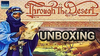 Through The Desert Board Game | Unboxing (No Talking)