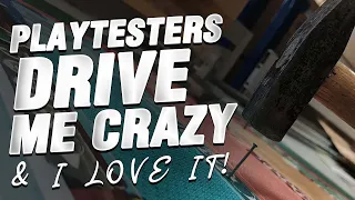 🤪PLAYTESTERS DRIVE ME CRAZY🤪 & I 💖LOVE IT 💖 | VLOG #97 #boardgames #dev