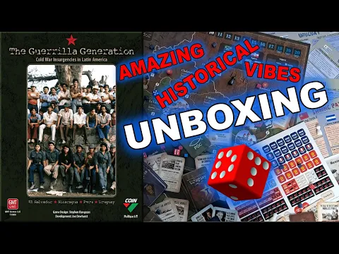The Guerrilla Generation UNBOXING PREVIEW | Cold War Political Wargame | GMT Board Game