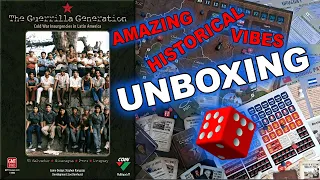 The Guerrilla Generation UNBOXING PREVIEW | Cold War Political Wargame | GMT Board Game