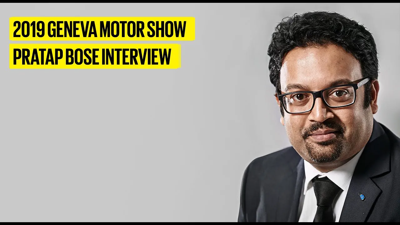 Pratap Bose - VP Global Design, Tata Motors | Geneva Motor Show 2019 | Autocar India
