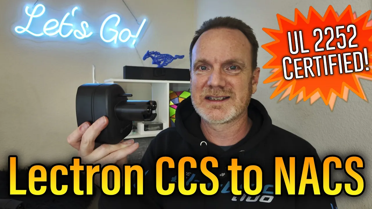 Lectron CCS to NACS EV Charging Adapter - UL 2252 Certified!
