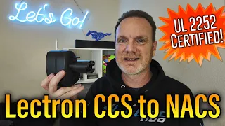 Lectron CCS to NACS EV Charging Adapter - UL 2252 Certified!